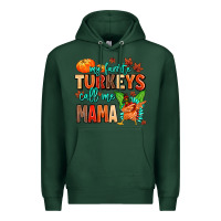Sports Green my favorite call me mama Premium Hoodie - MaliasSmallBusiness