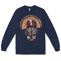 Navy turkey Long Sleeve Tee - FaDigitalArtStudio