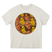 Cream Fall Rounded Heavy Core Tee - LillyAllenDesigns