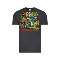 Vintage Black ready to crush kindergarten Vintage Tee - texasbilliewilder