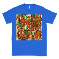 True Royal christmas leopard cow with gift boxes Classic Tee - FaDigitalArtStudio
