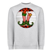 Heather Grey Elf Shoes Heavyweight Sweatshirt - RanaPortraitStore