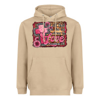 Mushroom let all that you do be done in love Heavyweight Hoodie - Jasminsmagicworld