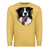 Antique Gold Border Collie Premium Sweatshirt - Jasminsmagicworld