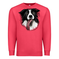 Cardinal Border Collie Premium Sweatshirt - Jasminsmagicworld
