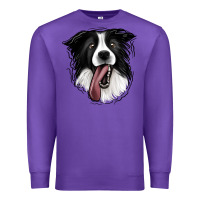 Purple Border Collie Premium Sweatshirt - Jasminsmagicworld