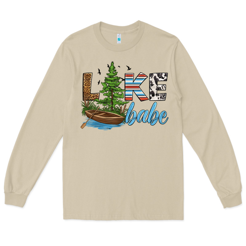 Lake Babe Long Sleeve Tee by HRA Design Shop | Teevron