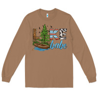 Toasted Coconut lake babe Long Sleeve Tee - HRA Design Shop