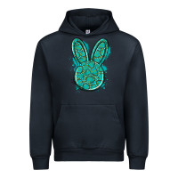 Navy gemstone rabbit Urban Hoodie - Artiststas