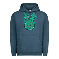 Pigment Midnight Navy gemstone rabbit Urban Hoodie - Artiststas