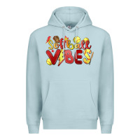 Blue Mist softball vibes Premium Hoodie - MaliasSmallBusiness
