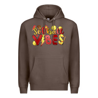 Coffee softball vibes Premium Hoodie - MaliasSmallBusiness