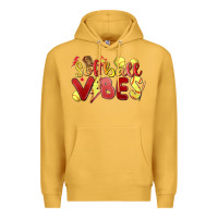 Mustard softball vibes Premium Hoodie - MaliasSmallBusiness