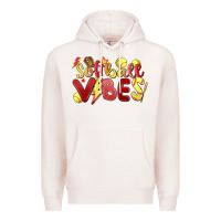 Pale Pink softball vibes Premium Hoodie - MaliasSmallBusiness