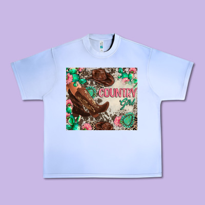 Country Girl Urban Heavy Tee Designed By Zillion Design Studio