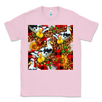 Bubblegum Pink christmas leopard duck Classic Tee - FaDigitalArtStudio