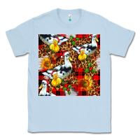 Dusty Blue christmas leopard duck Classic Tee - FaDigitalArtStudio