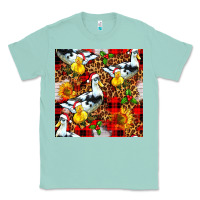 Seafoam christmas leopard duck Classic Tee - FaDigitalArtStudio