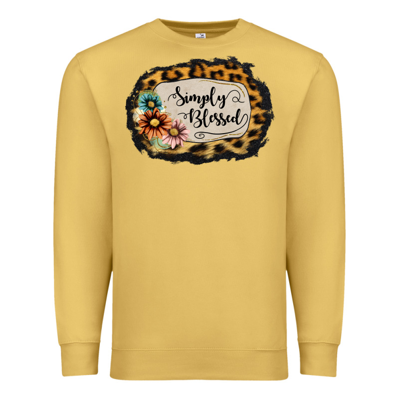 Simply Blessed Premium Sweatshirt by Jasminsmagicworld | Teevron