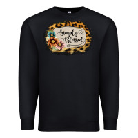 Black simply blessed Premium Sweatshirt - Jasminsmagicworld