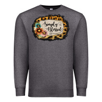 Charcoal Heather simply blessed Premium Sweatshirt - Jasminsmagicworld