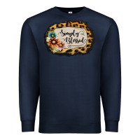 Navy simply blessed Premium Sweatshirt - Jasminsmagicworld