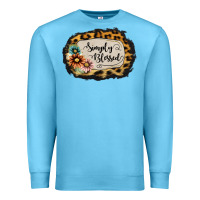 Ocean Blue simply blessed Premium Sweatshirt - Jasminsmagicworld