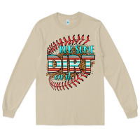 Mushroom rub some dirt on it softball Long Sleeve Tee - HRA Design Shop