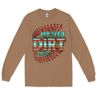 Toasted Coconut rub some dirt on it softball Long Sleeve Tee - HRA Design Shop