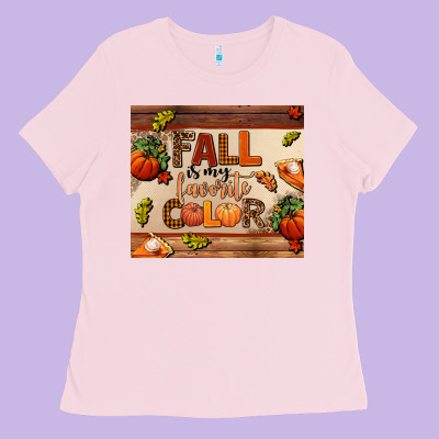 Fall Is My Favorite Color Ladies Tee Designed By Adodesignshop
