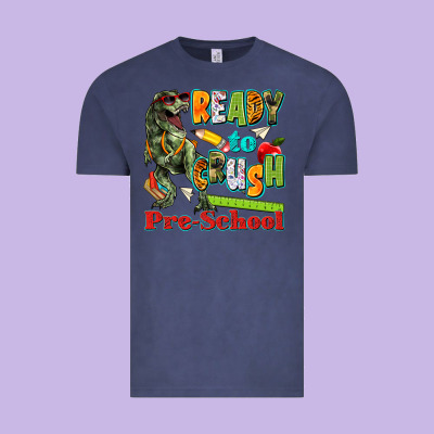 Ready To Crush Pre School Vintage Tee Designed By Texasbilliewilder