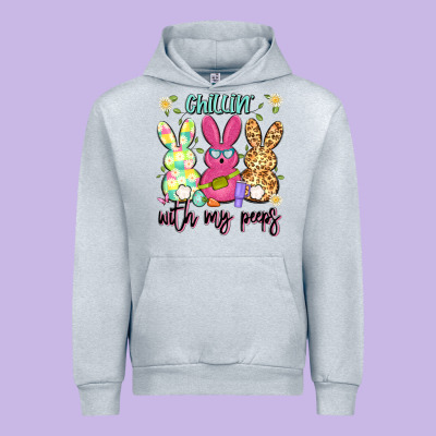 Chillin' With My Peeps Urban Hoodie Designed By Artiststas