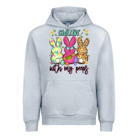 Heather Grey chillin' with my peeps Urban Hoodie - Artiststas