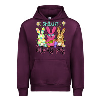 Mauve Wine chillin' with my peeps Urban Hoodie - Artiststas