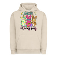 Pigment French Oak chillin' with my peeps Urban Hoodie - Artiststas