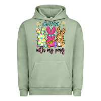 Pigment Oil Green chillin' with my peeps Urban Hoodie - Artiststas