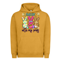Pigment Peanut Butter chillin' with my peeps Urban Hoodie - Artiststas