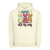 Pigment Pistachio chillin' with my peeps Urban Hoodie - Artiststas