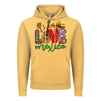 Vintage Mustard Love Mexico Vintage Hoodie - RanaPortraitStore