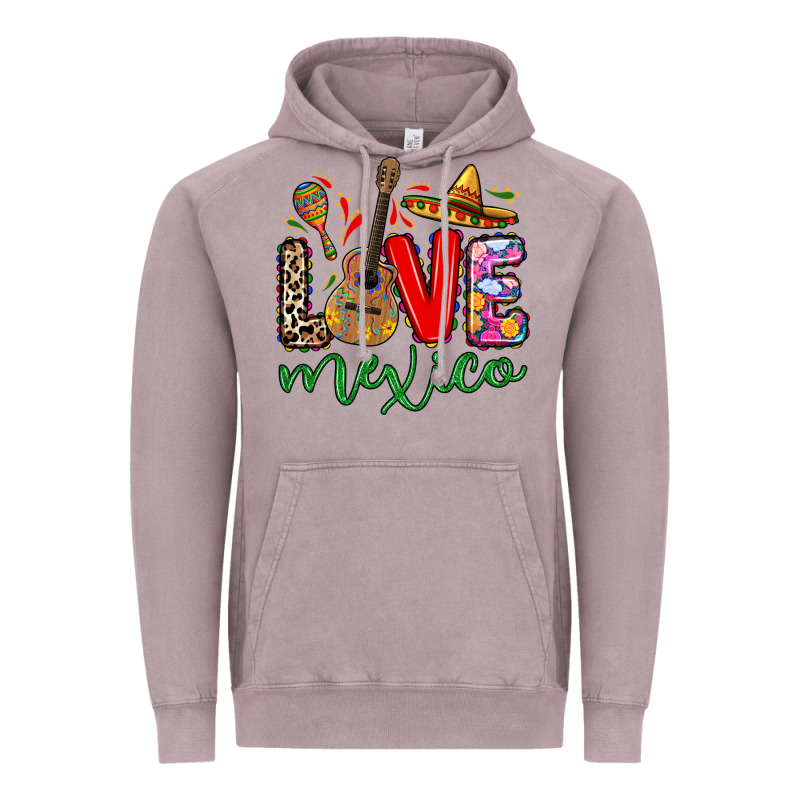 Love Mexico Vintage Hoodie by RanaPortraitStore | Teevron