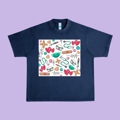 Nurse Urban Heavy Tee Designed By Zillion Design Studio
