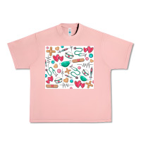 Salmon nurse Urban Heavy Tee - Zillion Design Studio