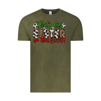 Vintage Olive that s my sister on that field Vintage Tee - Zillion Design Studio
