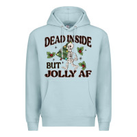 Blue Mist dead inside but jolly af Premium Hoodie - MaliasSmallBusiness