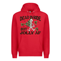 Red dead inside but jolly af Premium Hoodie - MaliasSmallBusiness