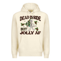 Sandshell dead inside but jolly af Premium Hoodie - MaliasSmallBusiness