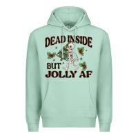 Dead Inside But Jolly Af Premium Hoodie | Teevron