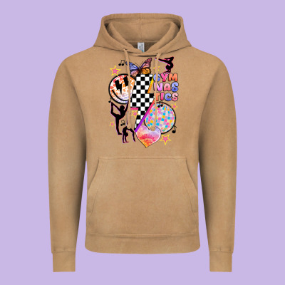 Retro Gymnastics Vintage Hoodie Designed By Jahusdesignshop