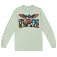 Matcha freedom john Long Sleeve Tee - CowhideDigitalArt