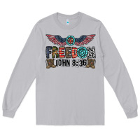Moon Dust freedom john Long Sleeve Tee - CowhideDigitalArt